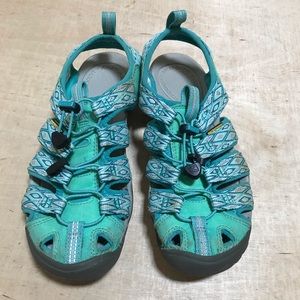 Keen Anti Odor Anatomic Footbed Contour Arch Waterproof Sandals Size 6 Green